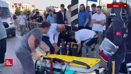 Ordu'da iki otomobil kafa kafaya çarpıştı