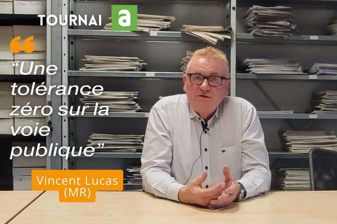 Question à Vincent Lucas (MR): Si vous êtes  élu à la tête de la commune de Tournai, quelle sera la première mesure que vous prendrez?
