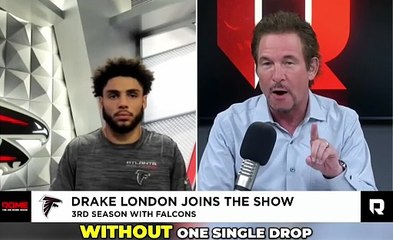 Drake London Discusses Goals and Team Support on The Jim Rome Show 🏈
