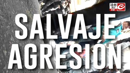 Máxima tensión con la policía: agredieron al equipo de Crónica