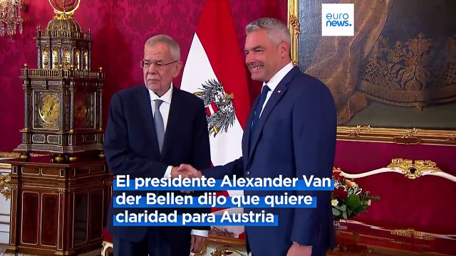 El presidente de Austria pide claridad tras la negativa política a colaborar con la extrema derecha