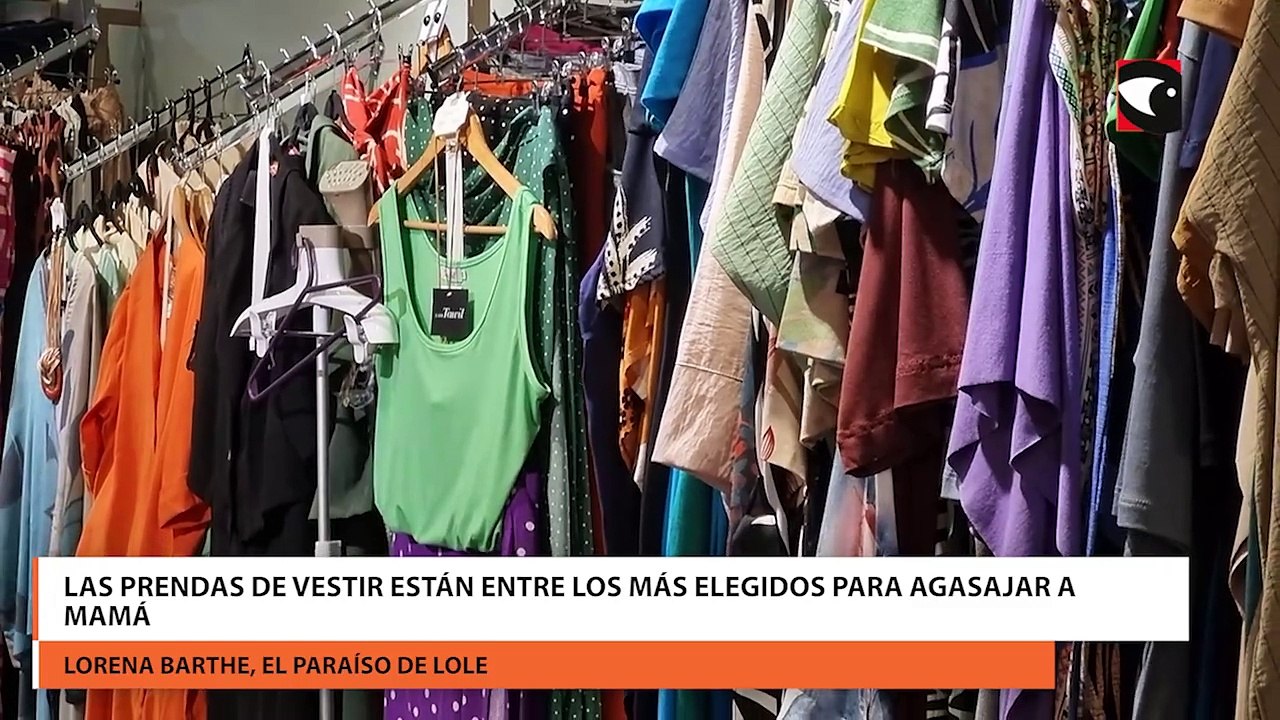 Las prendas de vestir están entre los más elegidos para agasajar a mamá