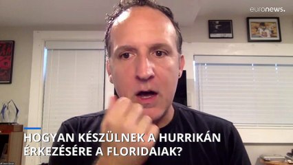 Otthonába zárkózva mondta el egy floridai az Euronewsnak, hogyan készül a hurrikánra