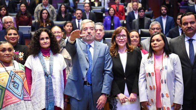 Juan Ramón de la Fuente rinde protesta como Secretario de Relaciones Exteriores ante el Senado de la República