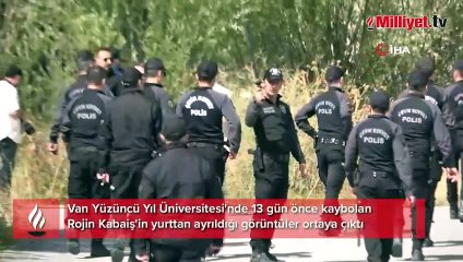 Kayıp Rojin'in son görüntüleri ortaya çıktı! Dikkat çeken detay