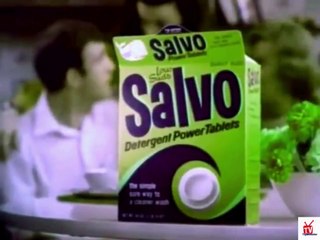 1970s Salvo detergent TV commercial