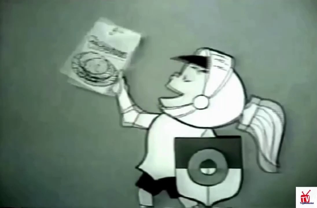 1960s Cheerios TV commercial - animated Cheerios Kid and the dragon