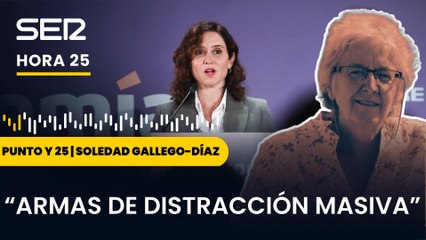 Soledad Gallego-Díaz: "Ayuso está logrando que se hable de todo salvo del dinero que ella debe destinar a permitir que las universidades funcionen de manera correcta"