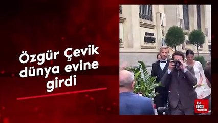 Özgür Çevik dünya evine girdi