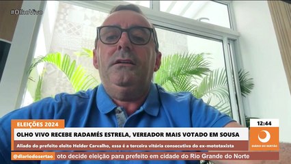 Vereador mais votado em Sousa, Radamés diz que campanha não se ganha com dinheiro, mas com trabalho