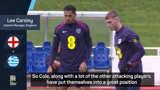 Carsley reluctant to commit to starting in-form Palmer for England