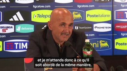 Italie - Spalletti : "Un match crucial pour notre avenir"