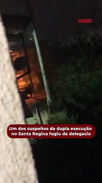 Um dos suspeitos da dupla execução no Santa Regina fugiu da delegacia