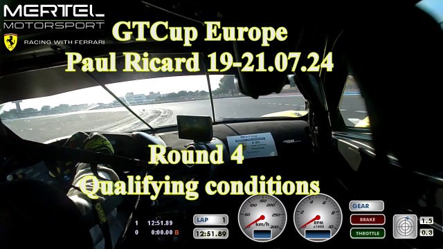 Anny Frosio GT Cup Europe Round 4 / Paul Ricard 19-21.07.24 Ferrari 488 Challenge EVO