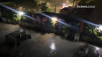 Após calorão, BH registra chuva na noite desta quarta-feira (9)