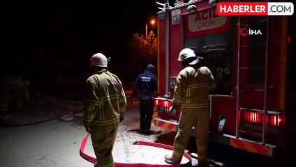 Bagajdaki mutfak tüpü alev aldı, sürücü yola atlayarak ağır yaralandı