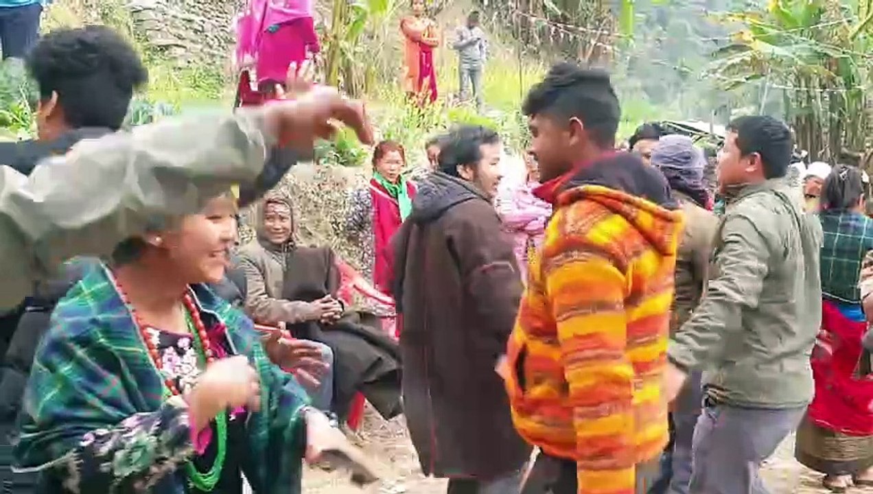 Dance in Panchebaja | Traditional Nepalese Cultural Music | Marriage in Nepal |