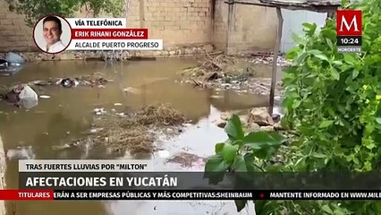 Muelles de Puerto Progreso sucumbieron ante huracán 'Milton': presidente municipal