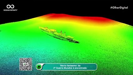 "Navio fantasma" da 2ª Guerra Mundial é encontrado