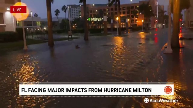 Hurricane Milton leads to damaging tornadoes and storm surge hours before landfall
