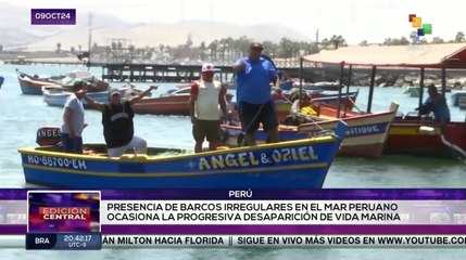 Pesca ilegal en el mar peruano ocasiona crisis económica