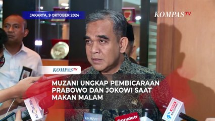 Muzani Beberkan Isi Pertemuan Prabowo-Jokowi