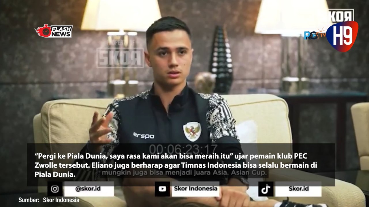 Eliano Reijnders Targetkan Lolos Piala Dunia dan Juara Piala Asia Bersama Timnas Indonesia
