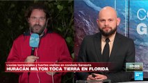 Informe desde Miami: el huracán Milton tocó tierra con categoría 3 en Florida