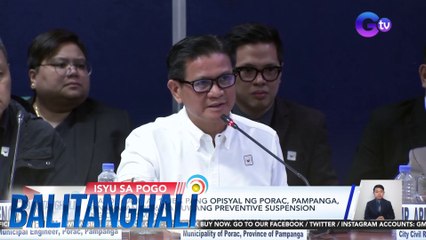 Mayor Capil at 10 iba pang opisyal ng Porac, Pampanga, pinatawan ng 6 na buwang preventive suspension ng Ombudsman | Balitanghali