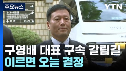 '미정산 사태' 구영배 큐텐 대표·티메프 대표들 구속 갈림길 / YTN
