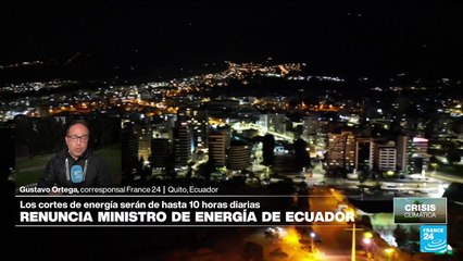 Informe desde Quito: renunció el ministro de Energía de Ecuador, Antonio Goncalves