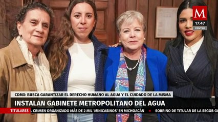 Clara Brugada encabeza la instalación del Gabinete Metropolitano del Agua para el Valle de México