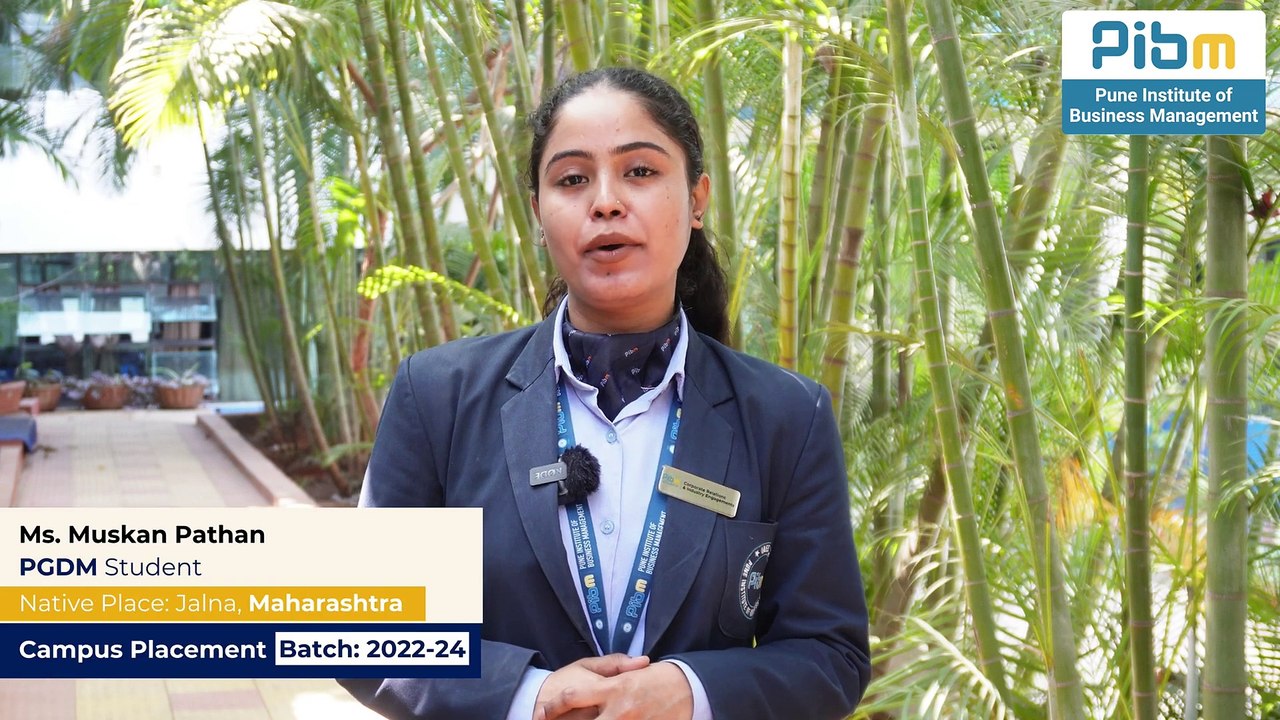 PIBM's MBA & PGDM Placements Triumph Muskan's  Inspiring Success Story   Batch 2022-24