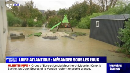 "J'ai pleuré, je suis dégoûtée": les habitants de Mésanger en Loire- Atlantique constatent les dégâts causés par la crue de la Beusse