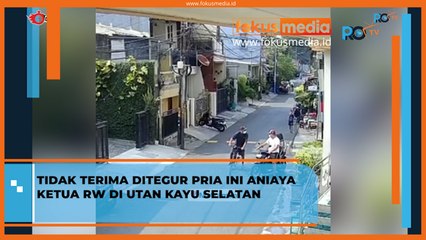 Tidak Terima Ditegur, Pria ini Aniaya Ketua RW di Utan Kayu Selatan