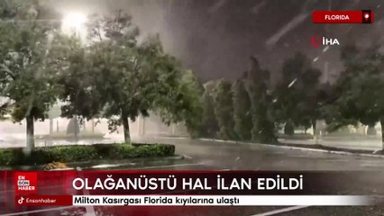 Florida'da kasırga alarmı: Olağanüstü hal ilan edildi