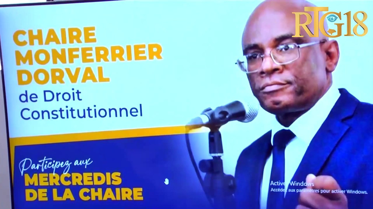 Komite estrikti " Chaire Monferrier Dorval de droit constitutionnel" òganize 5èm jounen aktivite yo