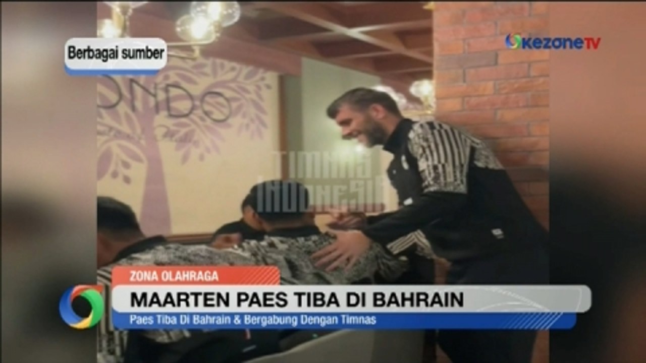 Maarten Paes Siap Hadapi Bahrain dan China