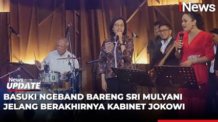 Momen Basuki Ngeband Bareng Sri Mulyani Nyanyikan Lagu 'Menghitung Hari'  Jelang Berakhirnya Kabinet Jokowi  JAKARTA -