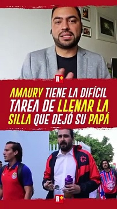 Amaury tiene la DIFICÍL tarea de llenar las silla que DEJÓ SU PAPÁ
