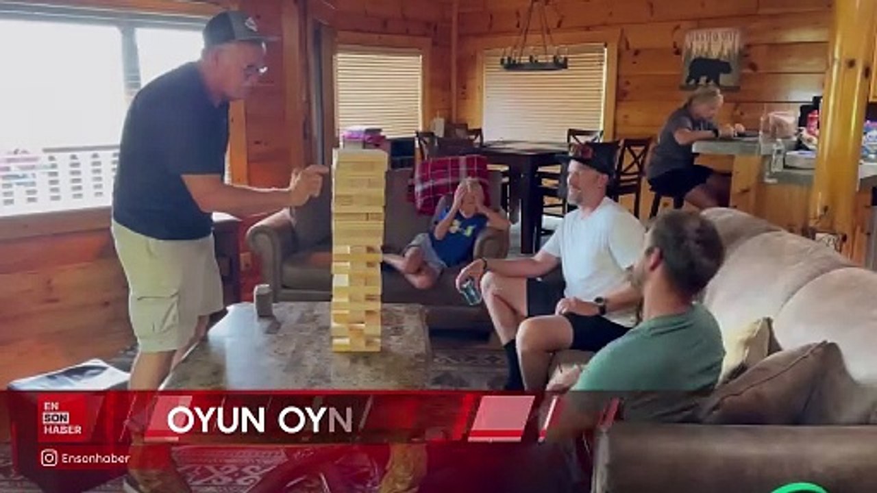 Oyun oynarken Jenga hamlesiyle yaralanan adam