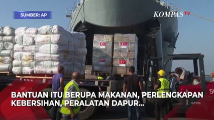 Momen Turkiye Kirim 300 Ton Bantuan Kemanusiaan untuk Lebanon
