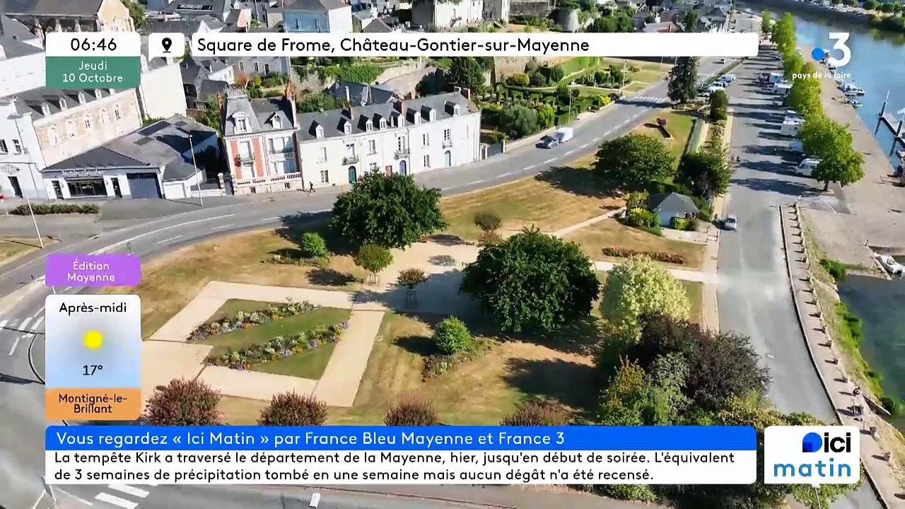 10/10/2024 - ICI Matin France Bleu Mayenne en vidéo