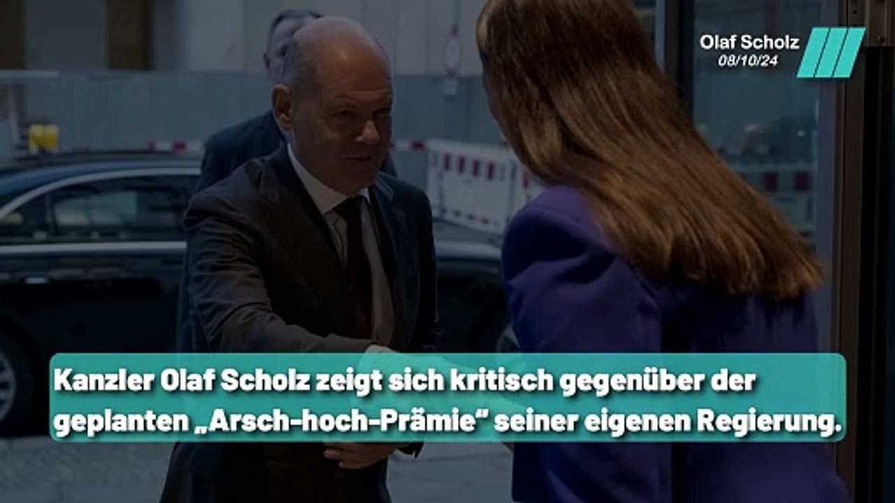 Scholz distanziert sich von seiner eigenen Regierung