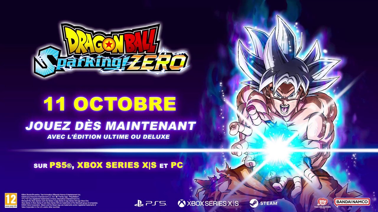 Dragon Ball Sparking Zero - Bande-annonce de lancement