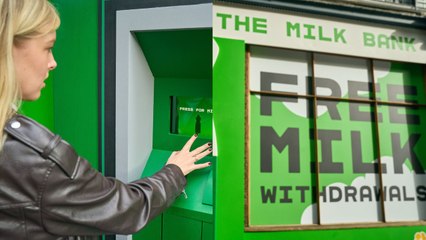 Milk ATM pops up in London