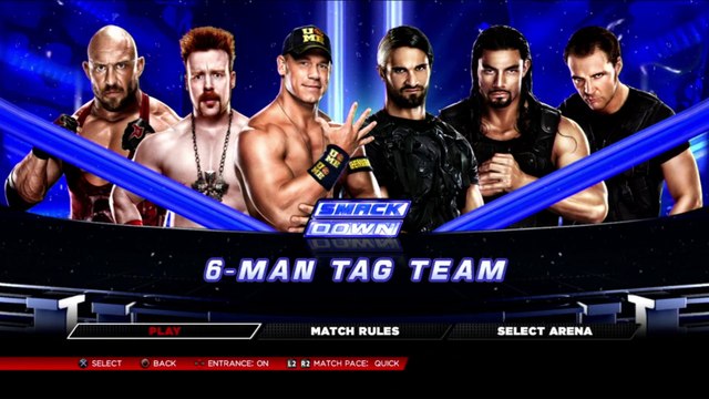 WWE 2K14 -John Cena, Sheamus & Ryback vs. The Shield