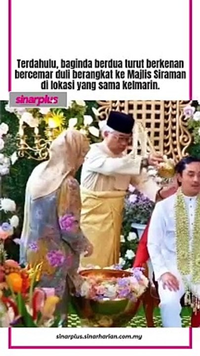 Sama cantik, sama padan bakal pengantin diraja, bagai pinang dibelah dua