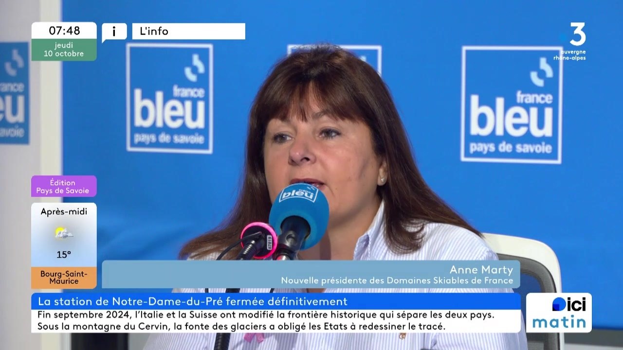 Anne Marty, présidente de Domaines Skiables de France