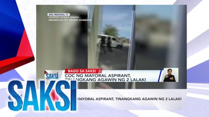 SAKSI RECAP: COC ng mayoral aspirant, tinangkang agawin ng 2 lalaki (Originally aired on October 9, 2024)